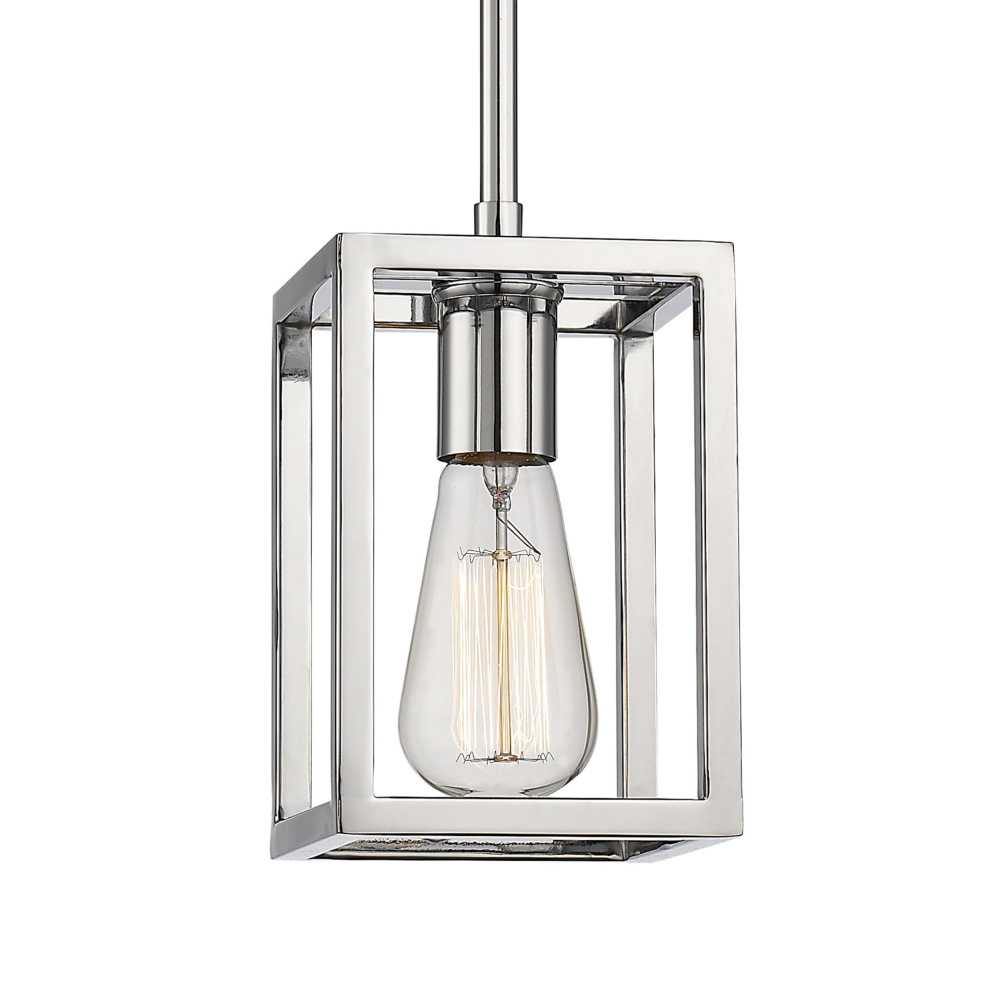Golden Lighting Wesson 1-light Pendant in Chrome